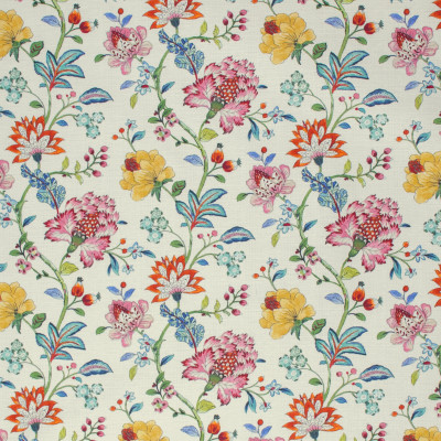 S1273 Garden Party Fabric: S07, COTTON, 100% COTTON, ANNA ELISABETH, NEUTRAL FLORAL, FLORAL PRINT, MULTICOLOR FLORAL