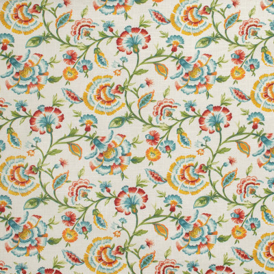S1275 Primavera Fabric: S07, ANNA ELISABETH, FLORAL PRINT, NEUTRAL FLORAL, FLORAL MULTICOLOR, NEUTRAL PRINT