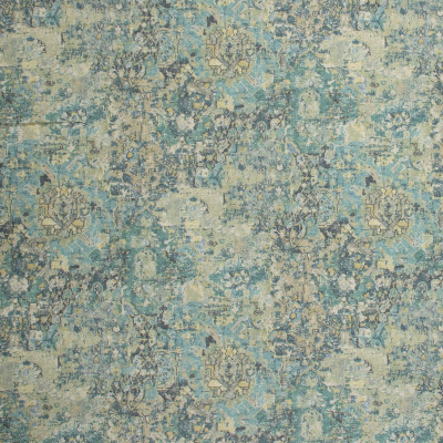 S1288 Peacock Fabric: S07, COTTON, 100% COTTON, ANNA ELISABETH, CONTEMPORARY GREEN, CONTEMPORARY BLUE, BLUE PRINT, GREEN PRINT, CONTEMPORARY PRINT