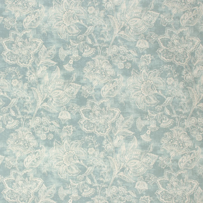 S1299 Eucalyptus Fabric: S07, COTTON, 100% COTTON, ANNA ELISABETH, FLORAL PRINT, BLUE PRINT, BLUE FLORAL PRINT, TEAL FLORAL, TEAL PRINT