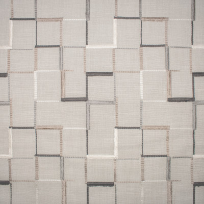 S1377 Truffle Fabric: S08, EMBROIDERY, ANNA ELISABETH, NEUTRAL EMBROIDERY, EMBROIDERY NEUTRAL, GEOMETRIC NEUTRAL, NEUTRAL GEOMETRIC, GEOMETRIC SQUARES, NEUTRAL SQUARE GEOMETRIC