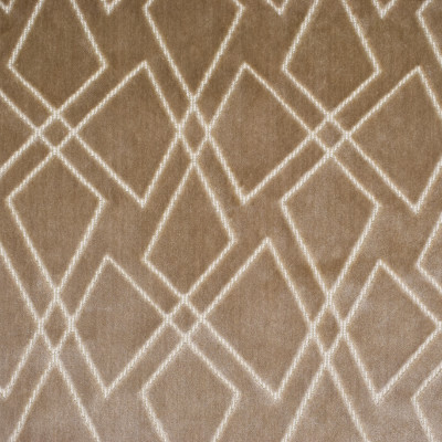 S1579 Parchment Fabric: S12, ANNA ELISABETH, CATHEDRAL SAINT-ANDRE, BORDEAUX, BROWN, NEUTRAL, GEOMETRIC, VELVET, GEOMETRIC VELVET, BROWN VELVET, BROWN GEOMETRIC, PARCHMENT, DIAMOND, CONTEMPORARY, DIAMOND VELVET, CONTEMPORARY VELVET, BROWN DIAMOND