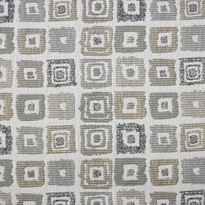 S1611 Pebble Fabric: S13, GEOMETRIC WOVEN, JACQUARD, GRAY GEOMETRIC WOVEN, GRAY AND BEIGE GEOMETRIC WOVEN, GRAY SQUARES, BORDEAUX, ANNA ELISABETH