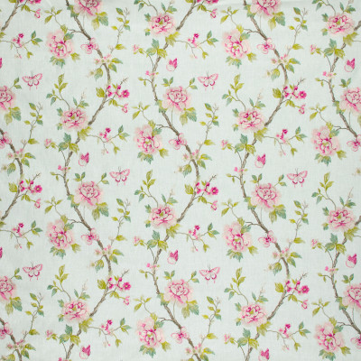 S1696 Pink Fabric: S14, PINK EMBROIDERED FLORAL, PINK EMBROIDERY, PINK FLORAL, PINK FLORAL PRINT, BORDEAUX, ANNA ELISABETH