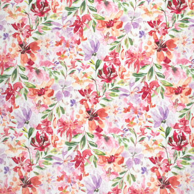 S1700 Wood Rose Fabric: S14, RASPBERRY FLORAL PRINT, WATERMELON FLORAL PRINT, CORAL FLORAL PRINT, PINK FLORAL PRINT, ROSE FLORAL PRINT