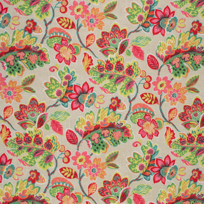 S1705 Summer Fabric: S14, PINK FLORAL, PINK AND GREEN FLORAL, PEACH FLORAL, CORAL FLORAL, FLORAL COTTON PRINT, FLORAL PRINT, COTTON PRINT, BORDEAUX, ANNA ELISABETH