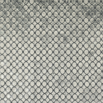 S1906 Gunmetal Fabric: S28, ANNA ELISABETH, FOIL, GRAY METALLIC, METALLIC SATIN, SATIN TEXTURE, METALLIC MEDALLION, TEXTURE MEDALLION, SATIN MEDALLION, GUNMETAL, NFPA260, NFPA 260, WINDOW, DRAPERY