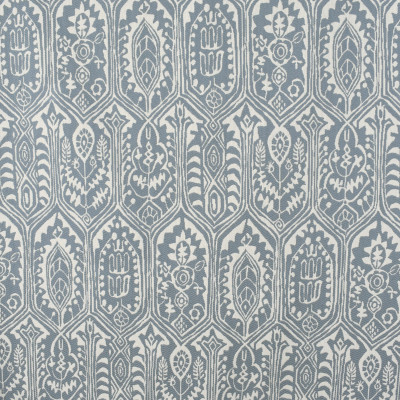 S2380 Calm Fabric: S27, ANNA ELISABETH, CRYPTON, CRYPTON HOME, PERFORMANCE, KID FRIENDLY, PET FRIENDLY, ANTI-MICROBIAL, STAIN RESISTANT, EASY TO CLEAN, IKAT, MEDALLION, BLUE IKAT, BLUE MEDALLION, DENIM, CHAMBRAY