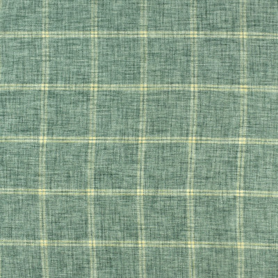 S2398 Bottle Glass Fabric: S29, PLAID CHENILLE, CHENILLE PLAID, BLUE PLAID, AQUA, TRADITIONAL PLAID