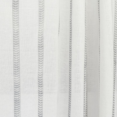 S2618 Fog Fabric: S33, WINDOW, ANNA ELISABETH, DRAPERY, GRAY, GREY, GRAY STRIPE, STRIPE WINDOW, GRAY WINDOW STRIPE, WINDOW STRIPE, GRAY FAUX LINEN, FAUX LINEN, FAUX LINEN STRIPE, STRIPE FAUX LINEN, GRAY WINDOW