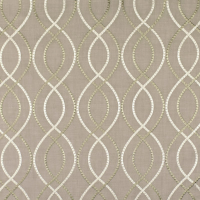 S2904 Flaxen Fabric: S39, ANNA ELISABETH, NFPA260, NFPA 260, MEDALLION, OGEE, LATTICE, EMBROIDERY, MEDALLION EMBROIDERY, OGEE EMBROIDERY, LATTICE EMBROIDERY, NEUTRAL, NEUTRAL EMBROIDERY, WINDOW, FLAXEN