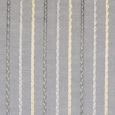 S3011 Ocean Fabric: S41, ANNA ELISABETH, NFPA 260, NFPA260, STRIPE, EMBROIDERY, BLUE, BRAID, BRAIDED EMBROIDERY, STRIPE EMBROIDERY, EMBROIDERED STRIPE, BLUE STRIPE, BLUE EMBROIDERY, WINDOW
