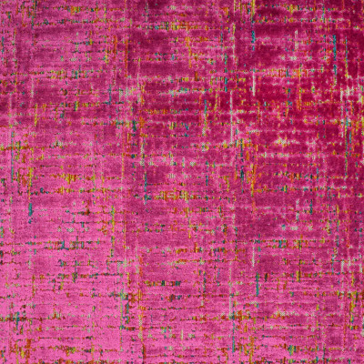 S3122 Fuchsia Fabric: M03, CONTEMPORARY, VELVET, CUT VELVET, TEXTURE, PINK, MULTI