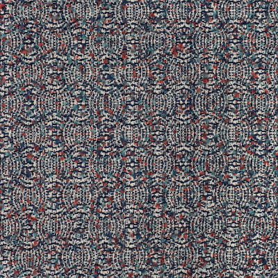 S3451 Indigo Fabric: M04, ANNA ELISABETH, CONTEMPORARY, TEXTURE, BLUE, RED, INDIGO