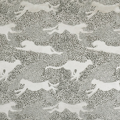 S3587 Smoke Fabric: M05, ANIMAL, DOT, SATIN, CHENILLE, GRAY, GREY, SMOKE