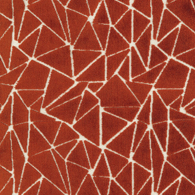 S3639 Garnet Fabric: M05, GEOMETRIC, VELVET, CUT VELVET, TEXTURE, RED, GARNET