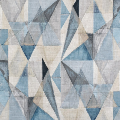 S3663 Latitude Fabric: M05, GEOMETRIC, PRINT, BLUE