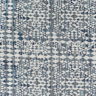 S3999 Azure Fabric: S54, GEOMETRIC, WOVEN, BLUE, AZURE