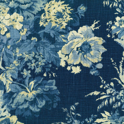 S6232 Indigo Blue Fabric: