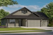 Willow 3 Car Craftsman A Elevation