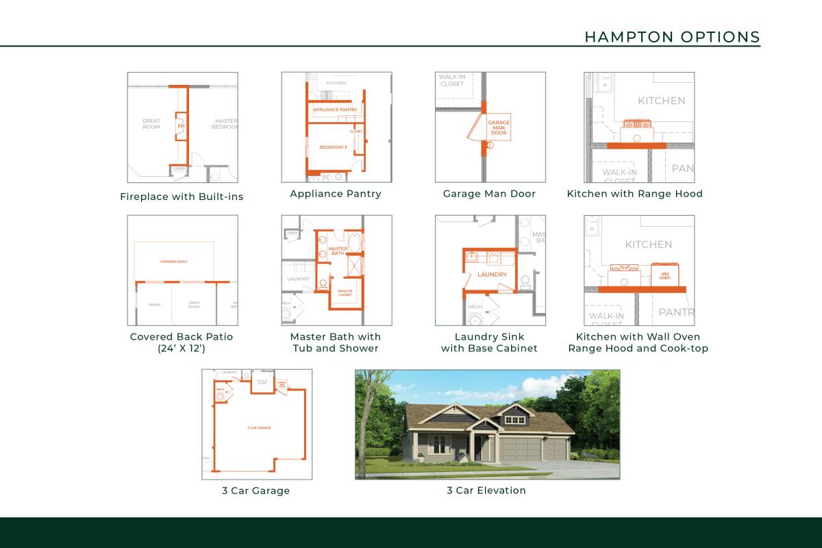 Hampton Additional Options