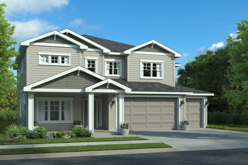 Sequoia 3 Car Craftsman A Elevation