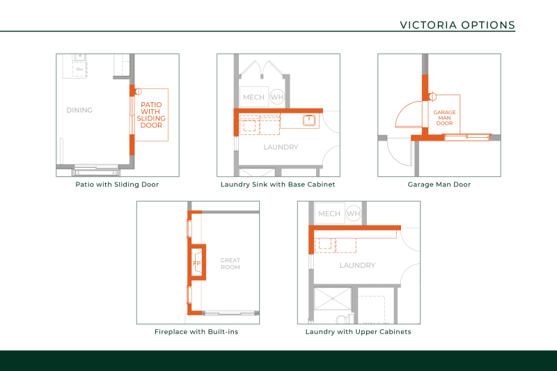 Victoria floor plan additional options