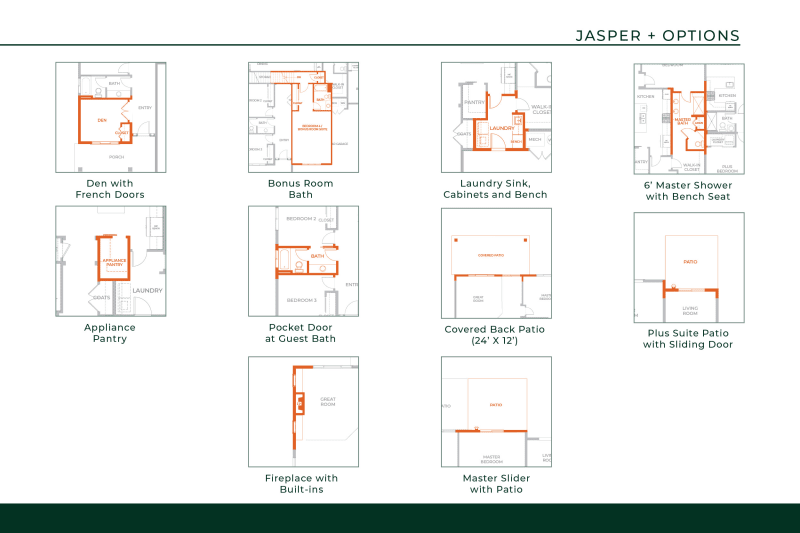 Jasper + Available Options