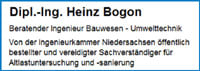 Firmenlogo von Dipl.-Ing. H. Bogon, Beratender