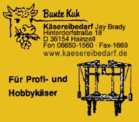Firmenlogo von BUNTE KUH Käsereibedarf