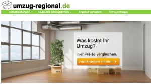 Startseite von www.umzug-regional.de