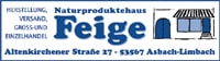 Firmenlogo von Naturproduktehaus Feige