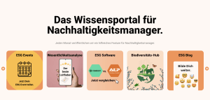 Die Wissensplattform für Nachhaltigkeitsmanager