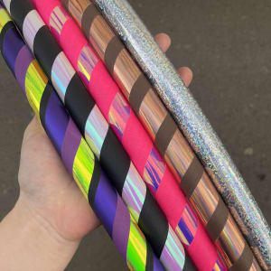 Handgefertigte Hula Hoops aus der Hoopschrauberei