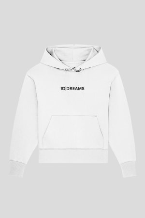Oversize Basic Hoodie - White