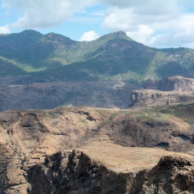 Hoch oben in den Bergen auf der Insel Gran Canaria in Spanien