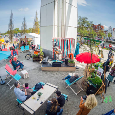 Marktreiben bei der GO.GRØØN-Messe