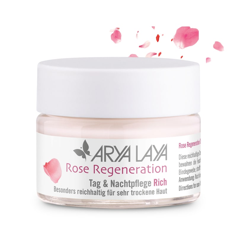 ARYA LAYA Rose Regeneration Tag & Nachtpflege Rich, Reformhausprodukt des Jahres 2025 in der Kategorie Naturkosmetik | © © ARYA LAYA