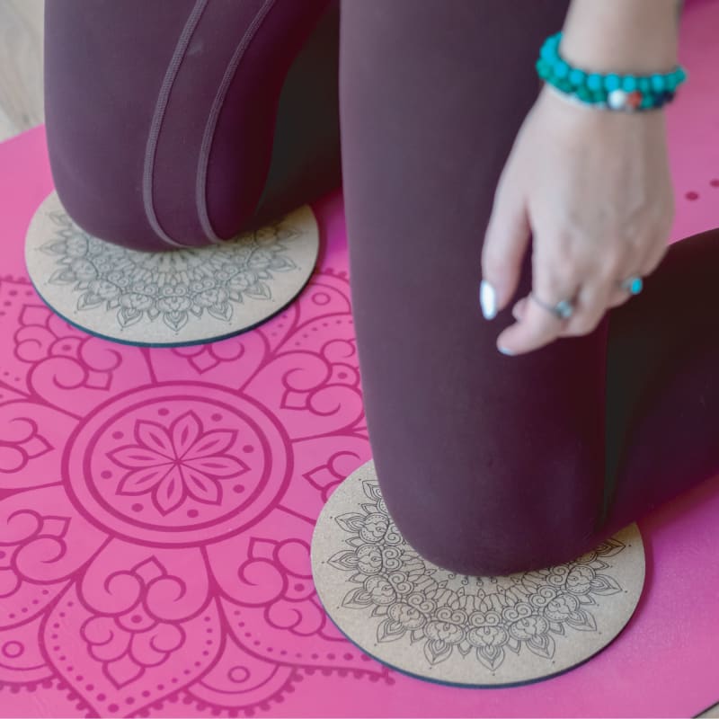 Yoga Knie Pads aus Kork | © Divasya