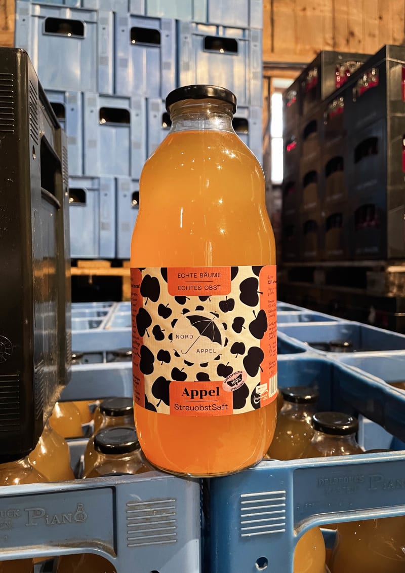 Apfelsaft aus 100% Streuobst | © nordappel