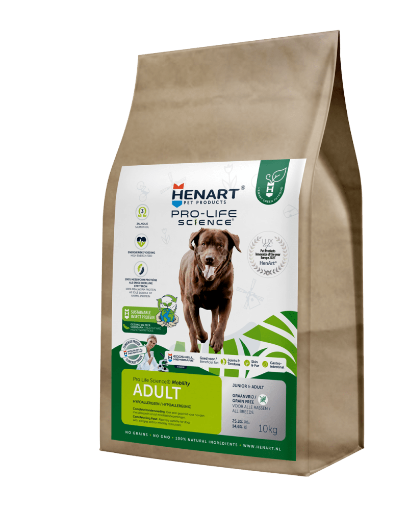 HenArt Insektenfutter für erwachsene Hunde | © HenArt Premium Pet Products