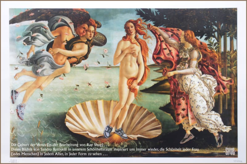 Die Geburt der Venus als Bild im Schönheitsraum | © MISTEL Kräuter Kosmetik GbR - Johannes Schröder