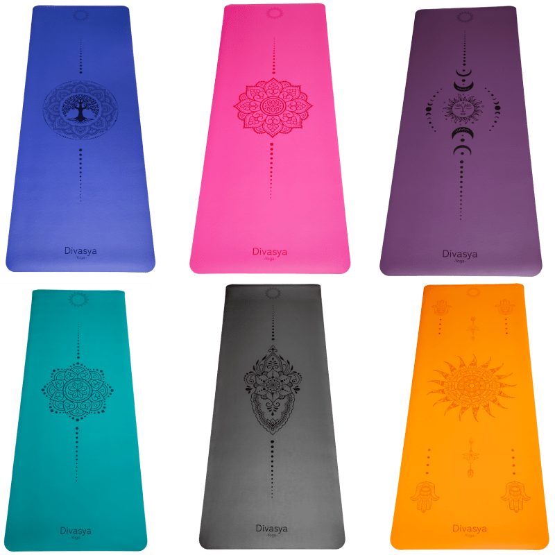 Yogamatten in vielen Farben & Designs | © Divasya
