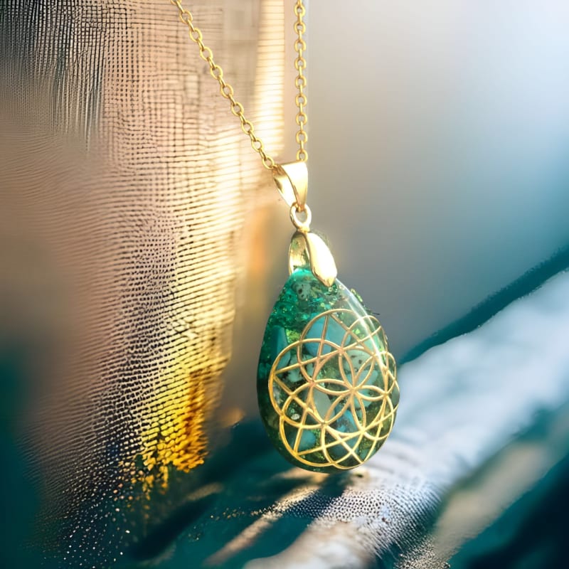 Orgonit Kette Seed of Life Atlantis | © ArtisanGifts