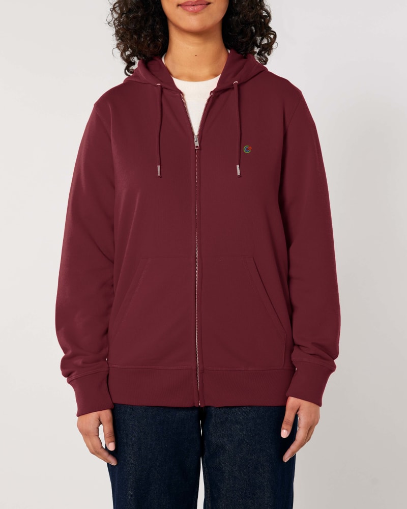 Basic Zipper in Burgundy Red | © elvature