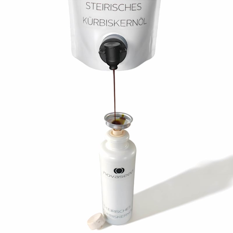Steirisches Kürbiskernöl g.g.A. - abfüllen | © novaseed