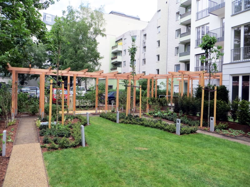 Pergola KVH  - Sächsische Straße in Berlin | © Kernholz GmbH