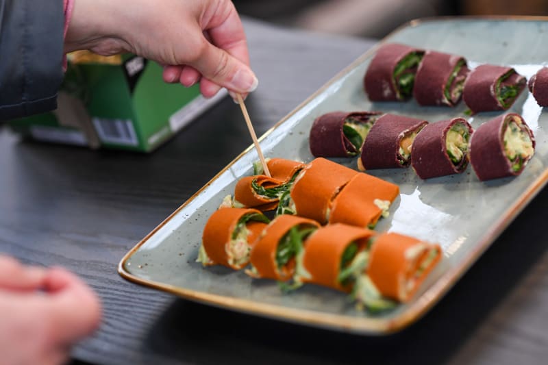 Leckere und appetitliche Snacks