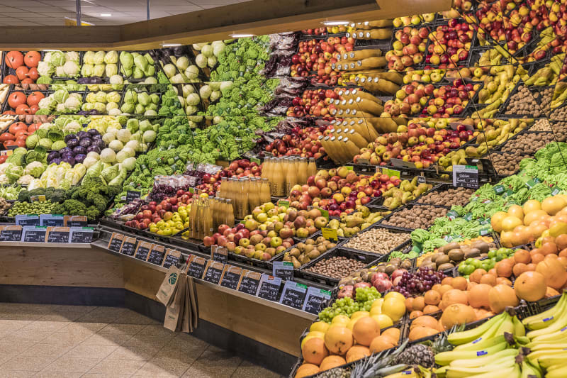 Obst- und Gemüseabteilung | © EVG Landwege eG
