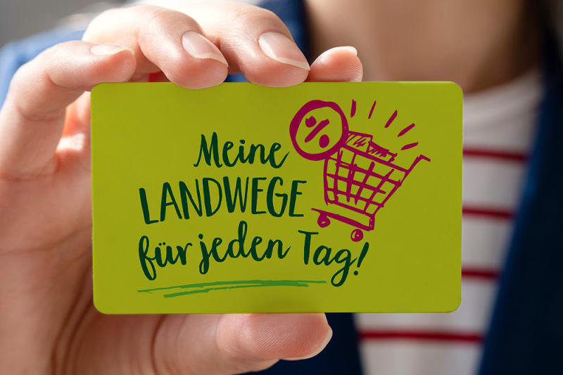 Die Mitgliedskarte der Genossenschaft | © EVG Landwege eG